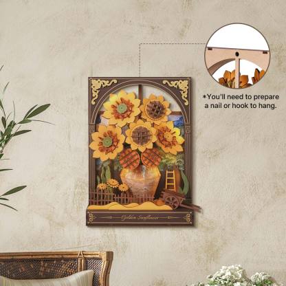 Rowood Golden Sunflower 3D Wooden Puzzle TH002