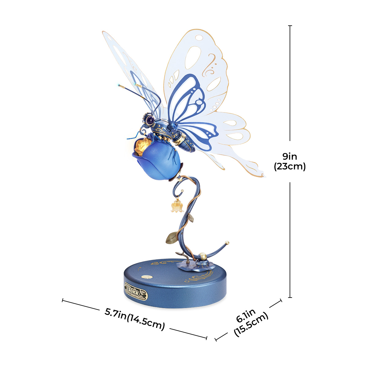 k-r♡ ROKR Butterfly DIY Mechanical 3D Puzzle MI05