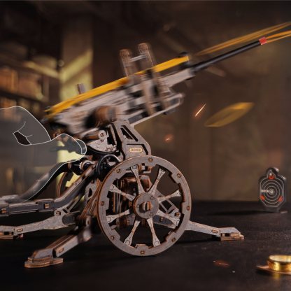 ROKR Antiaircraft Gun LQM01 - Wooden 3D Puzzle Kit
