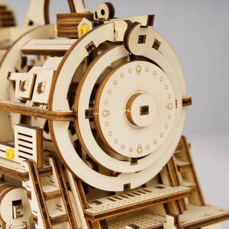 ROKR Locomotive 3D Wooden Train Model LK701