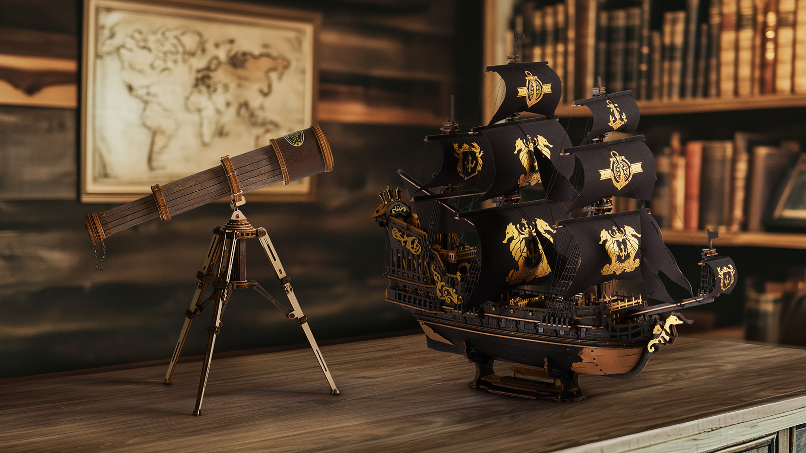 ROKR The Seahorse Barque and ROKR Monocular Telescope