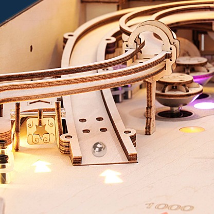 ROKR 3D Pinball Machine 3D Wooden Puzzle EG01