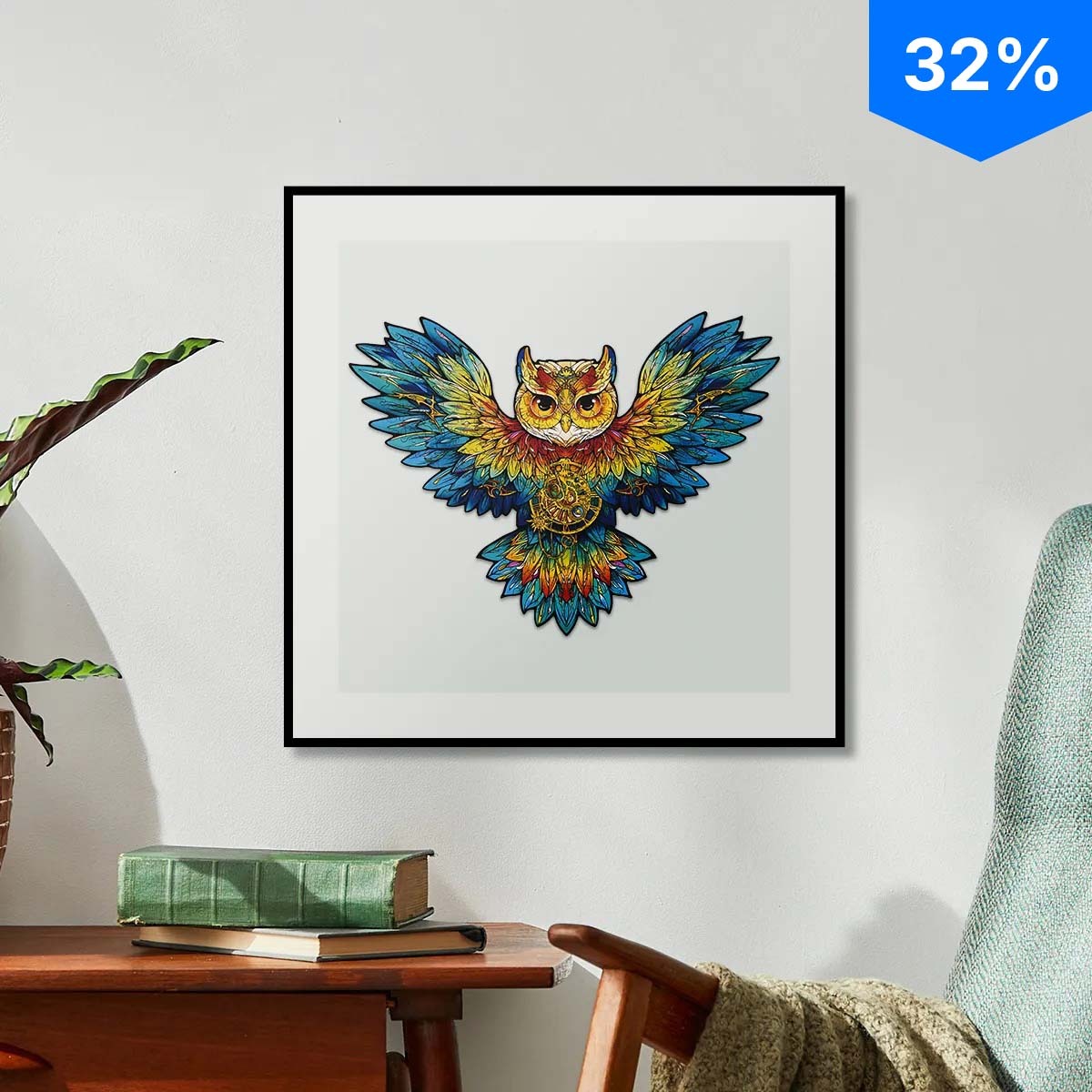 Rowood Owl Wooden Jigsaw Puzzle
