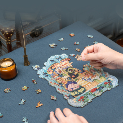 Rowood Magic Kitty's Home Wooden Jigsaw Puzzle TA009