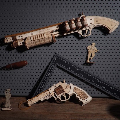 フリントロック式 装飾銃　MADERA BOIS WOOD HOLZ 製3点 フリントロック式 装飾銃 MADERA BOIS WOOD HOLZ 製3点