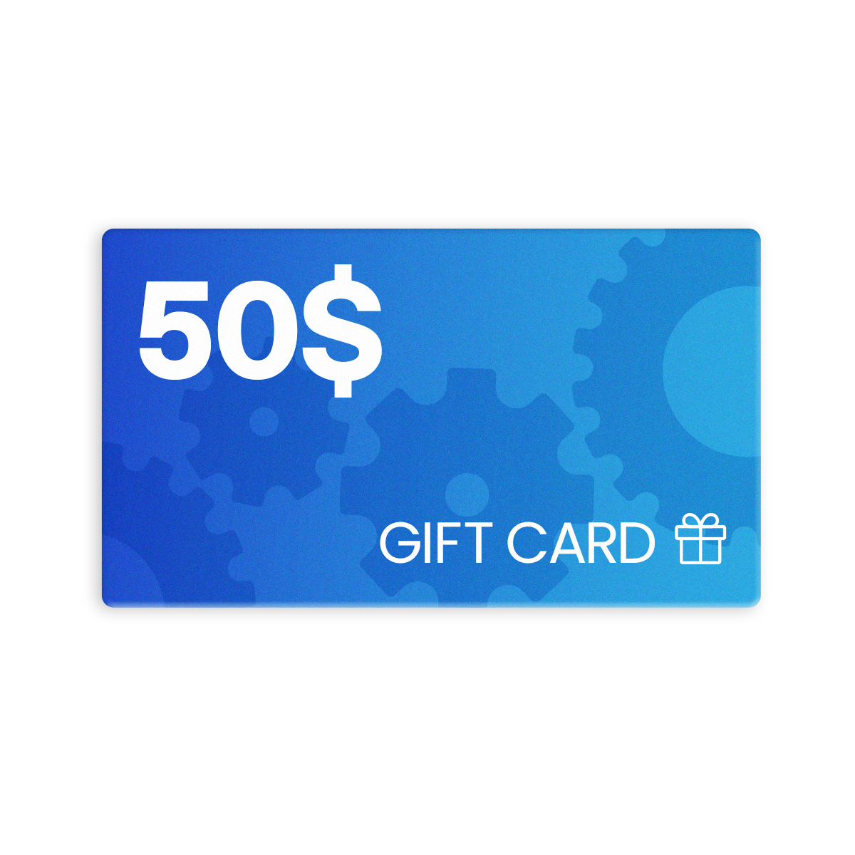 ROKR 50 dollar blue gift card design