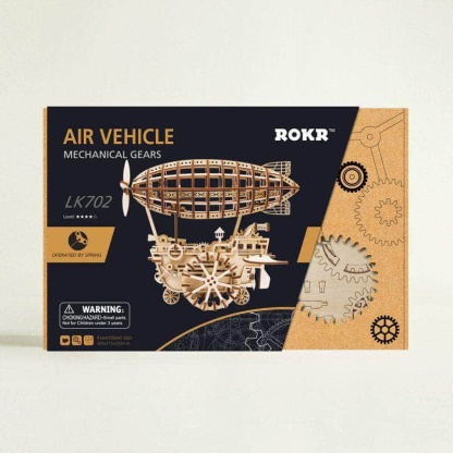 ROKR Air Vehicle 3D Wooden Puzzle LK702