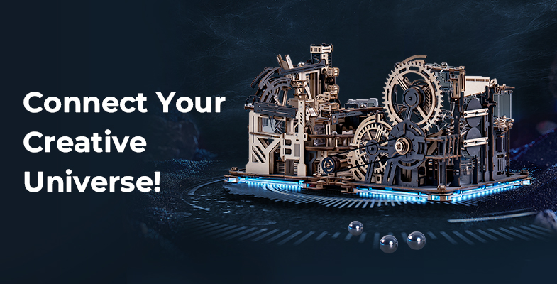 Marble Run Link Pack (Spaceport & Night city) – ROKR