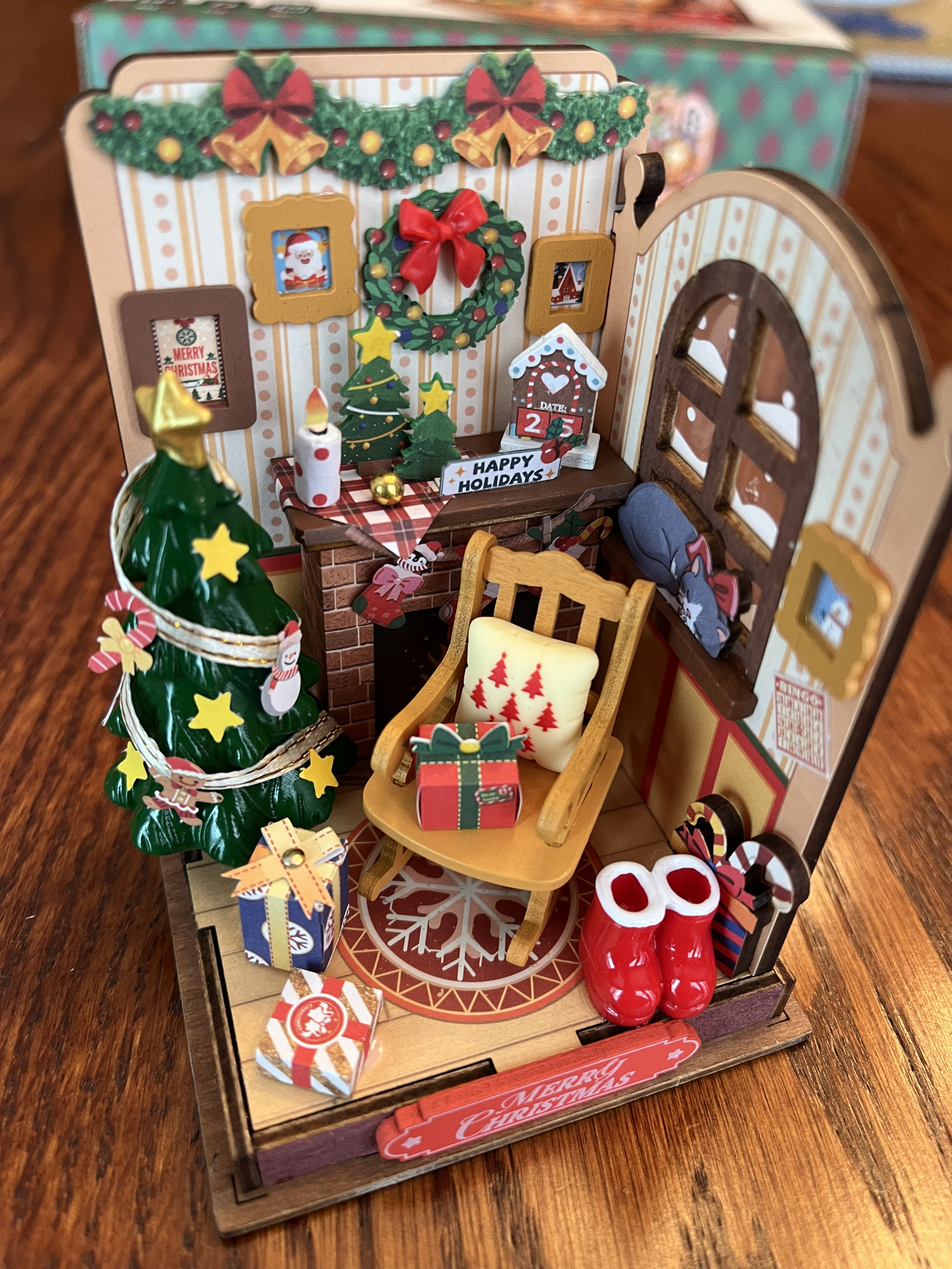 Cheminée de Noël