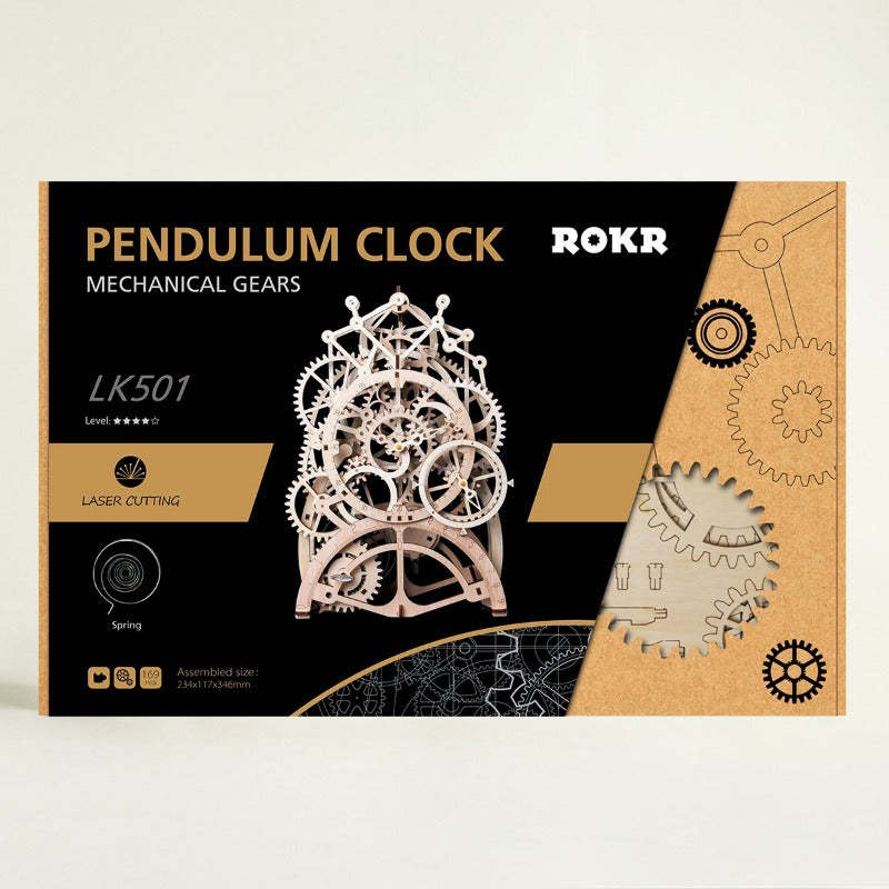 ROKR Pendulum Clock 3D Wooden Puzzle LK501