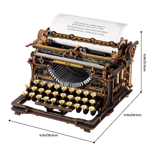 Completed ROKR Mechanical Typewriter shared by Martins Assembly H