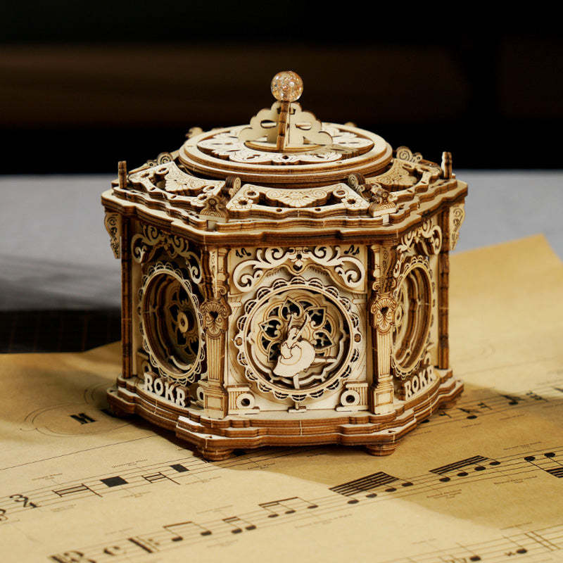 [Only Ship To U.S.] ROKR Secret Garden Mechanical Music Box AMK52