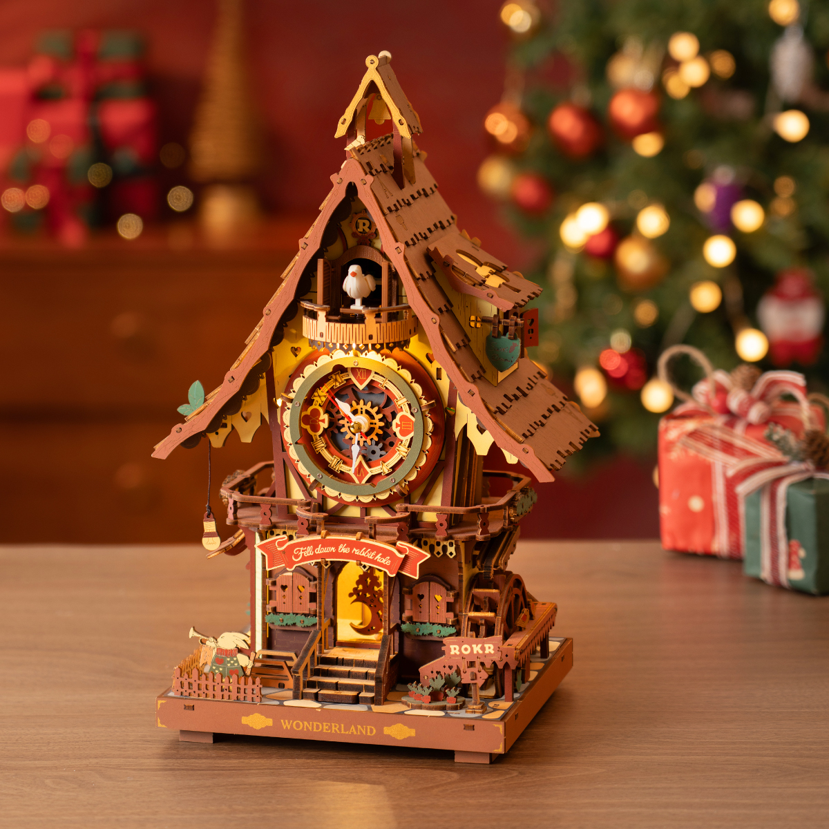 ROKR Cuckoo Clock Mechanical 3D Wooden Puzzle