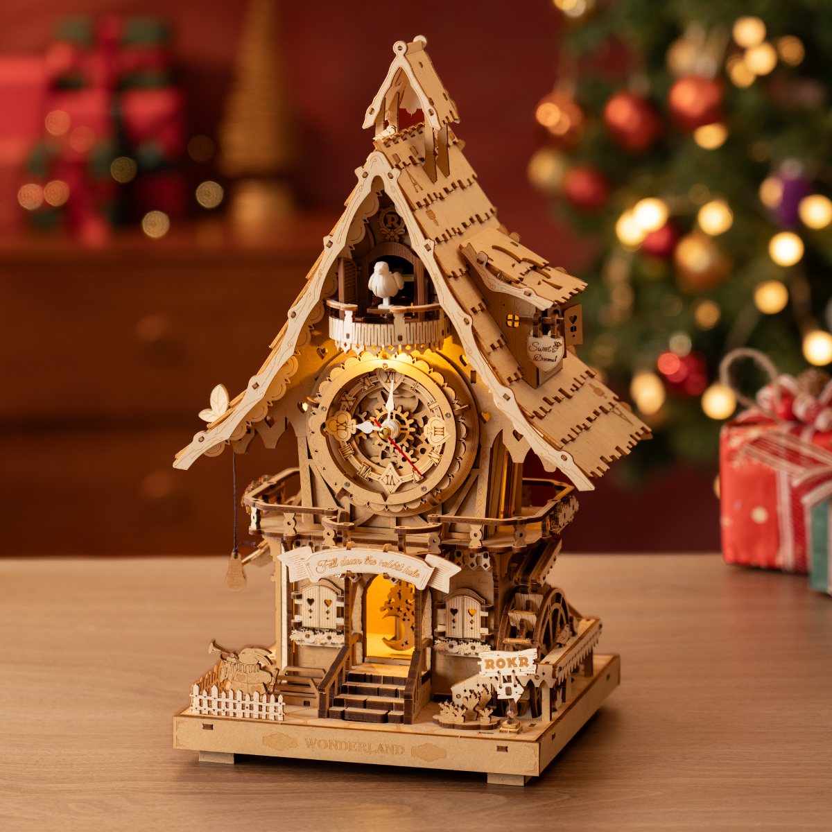 ROKR Cuckoo Clock Mechanical 3D Wooden Puzzle