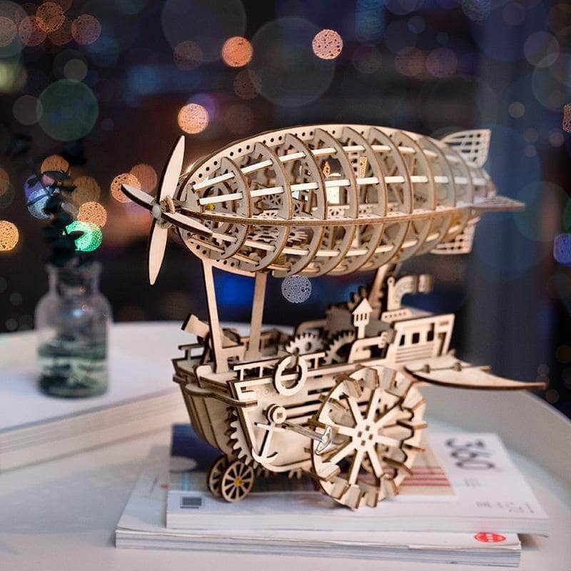 ROKR Air Vehicle 3D Wooden Puzzle LK702