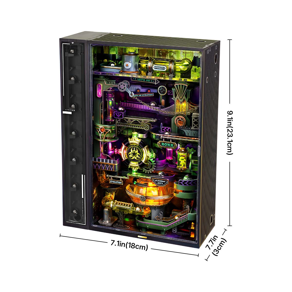 ROKR Alchemy City MR04S - Mechanical Marble Run 3D Puzzle