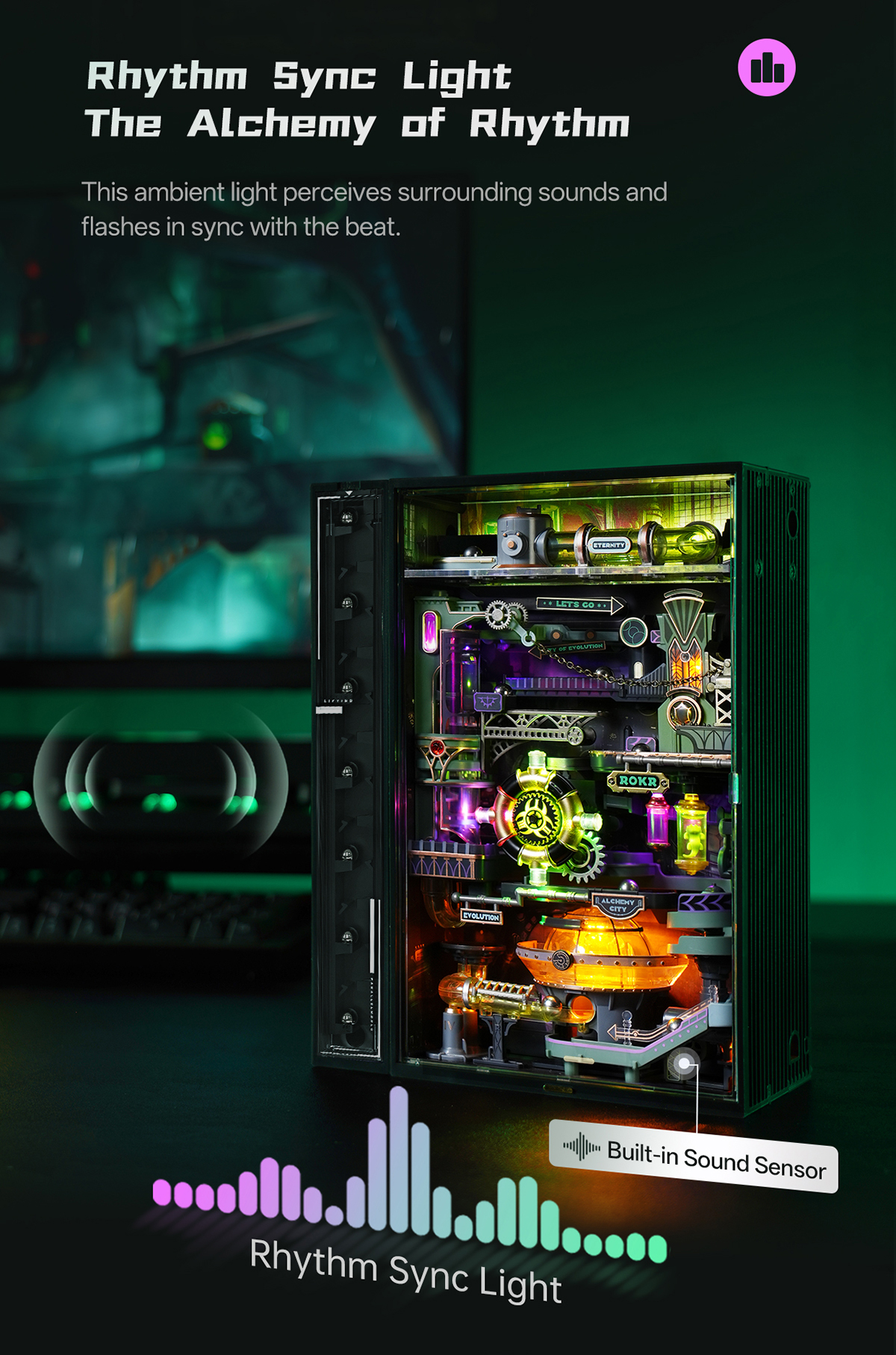 Alchemy City MR04S Mechanical Marble Run 3D