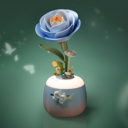 ROKR Starry Camellia Lamp AF01S - Flower Night Light 3D Puzzle