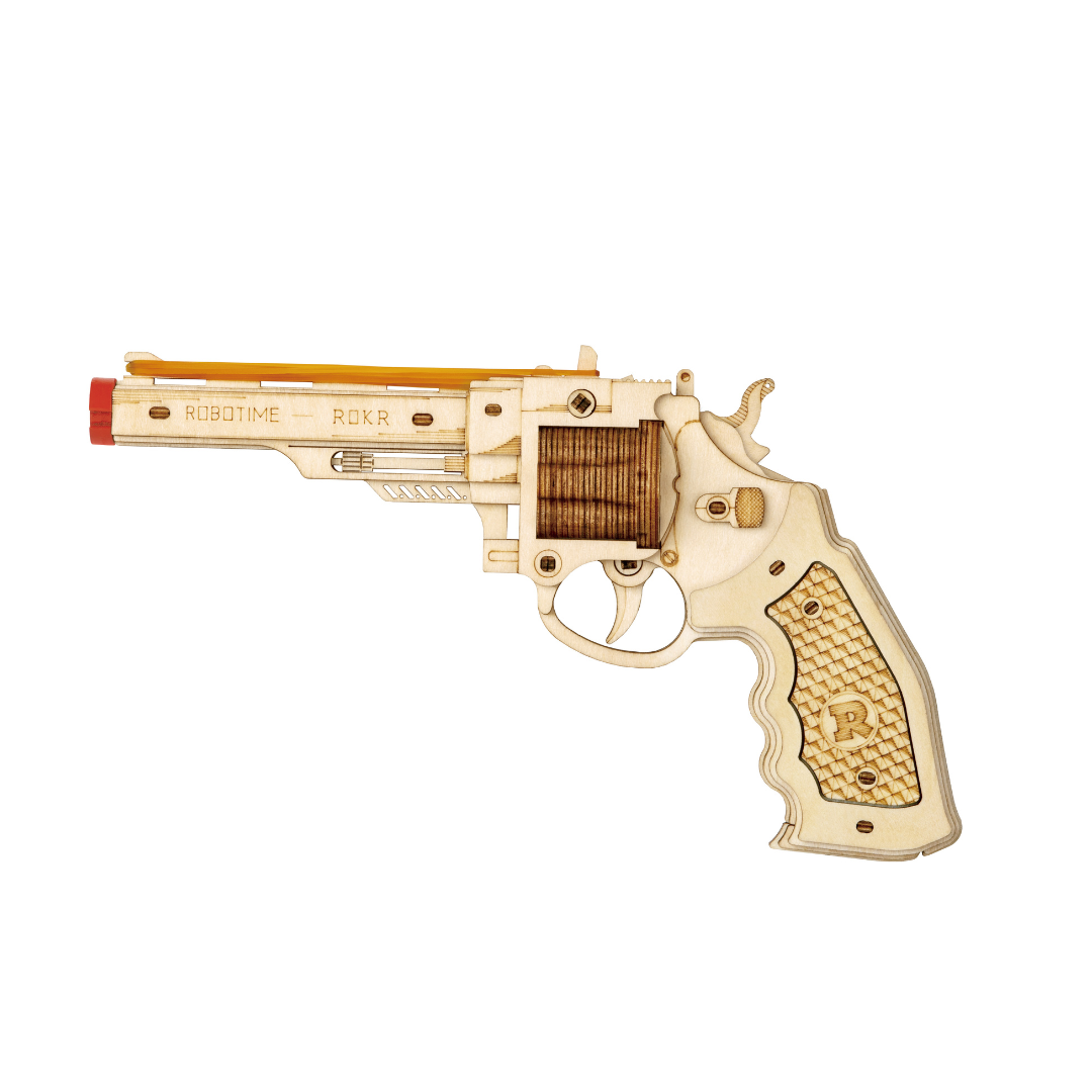 ROKR 3D Wooden Puzzle Toy Gun | Corsac M60 + Terminator M870