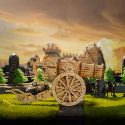 ROKR Epic War Series Wheeled Siege Artillery KW801 - Build Your