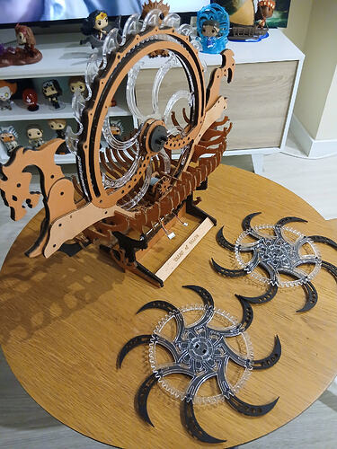 Rowing mechanism parts from the community correction post