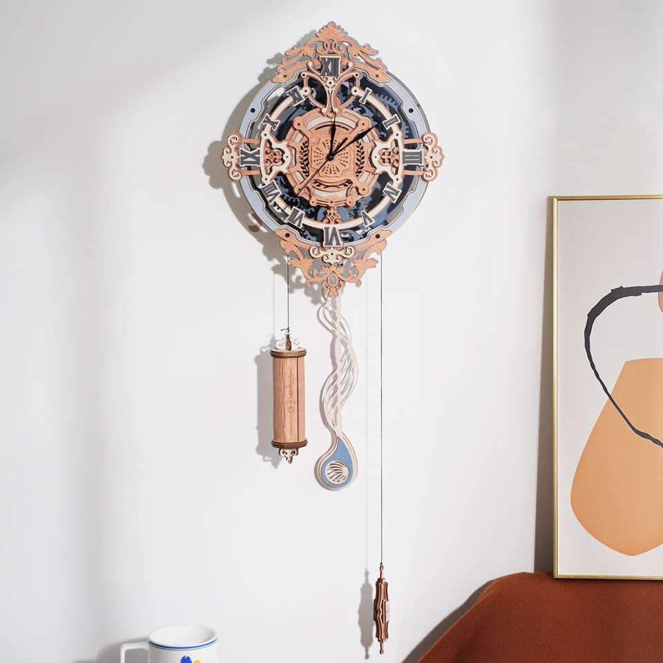ROKR Romantische Notitie Wandklok LC701 wandklok met pendule