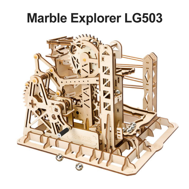 Amazon.com: ROKR Marble Run Model Building Kit, 3D Puzzles