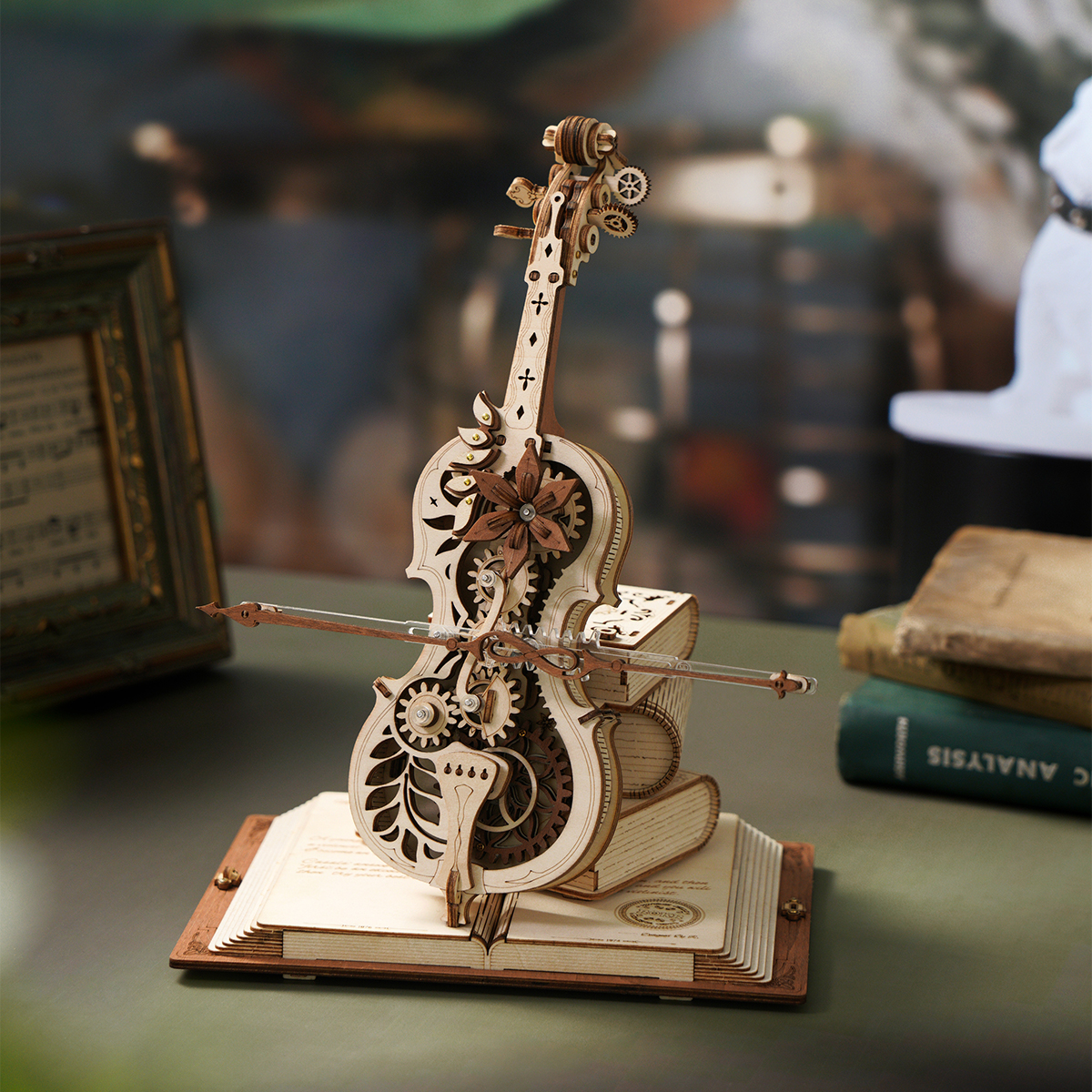 ROKR Magic Cello Music Box Puzzle | 3D Wooden Puzzle