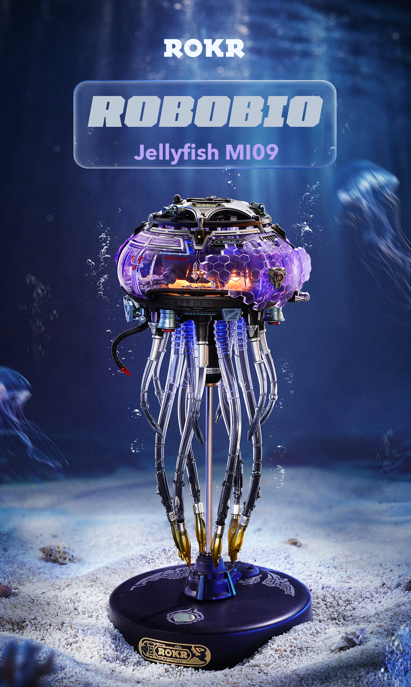 Jellyfish MI09 finished model and product detail panel for SKU MI09