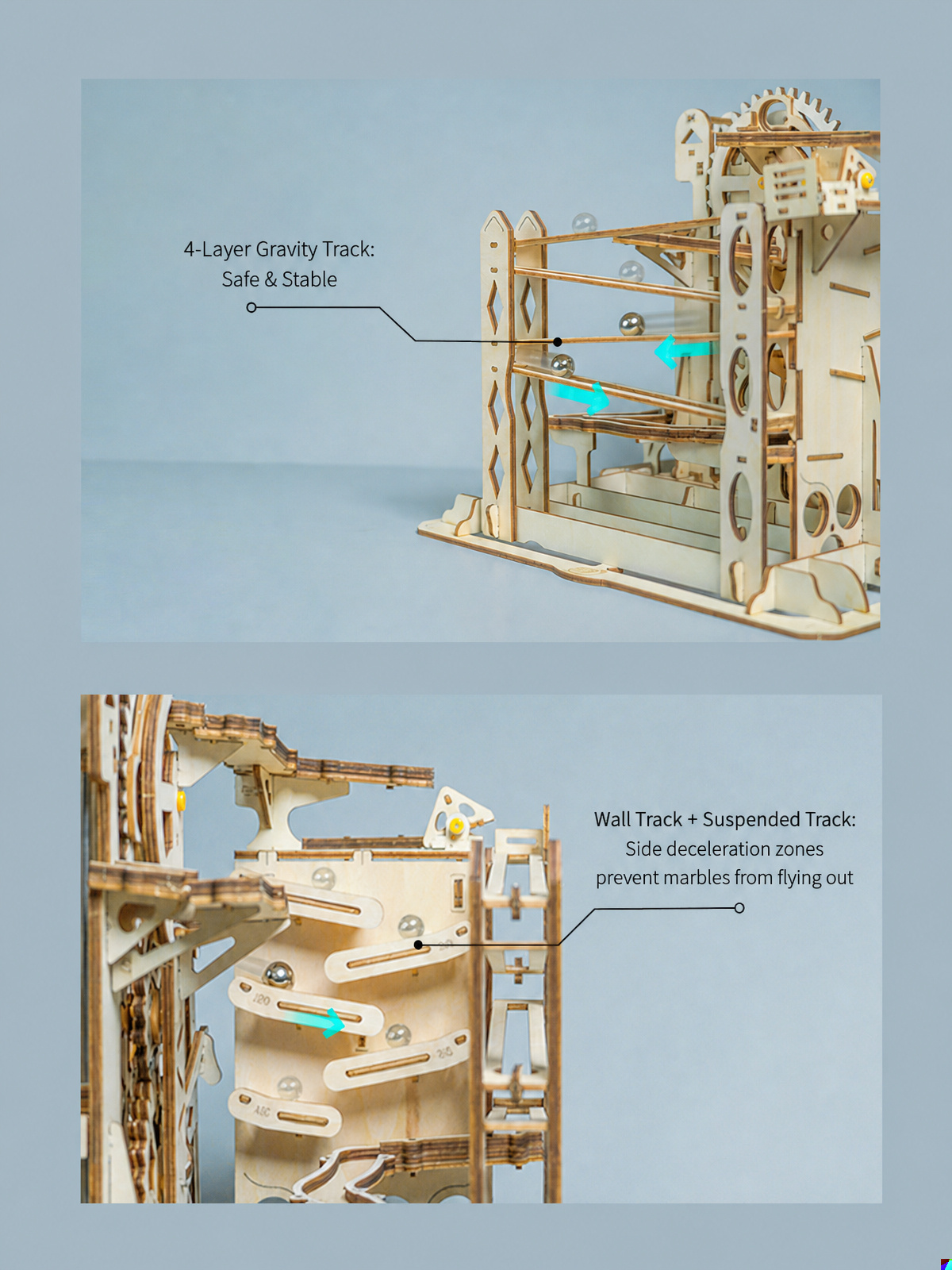 ROKR Marble Explorer - 3D Wooden Puzzle for Adults and Kids