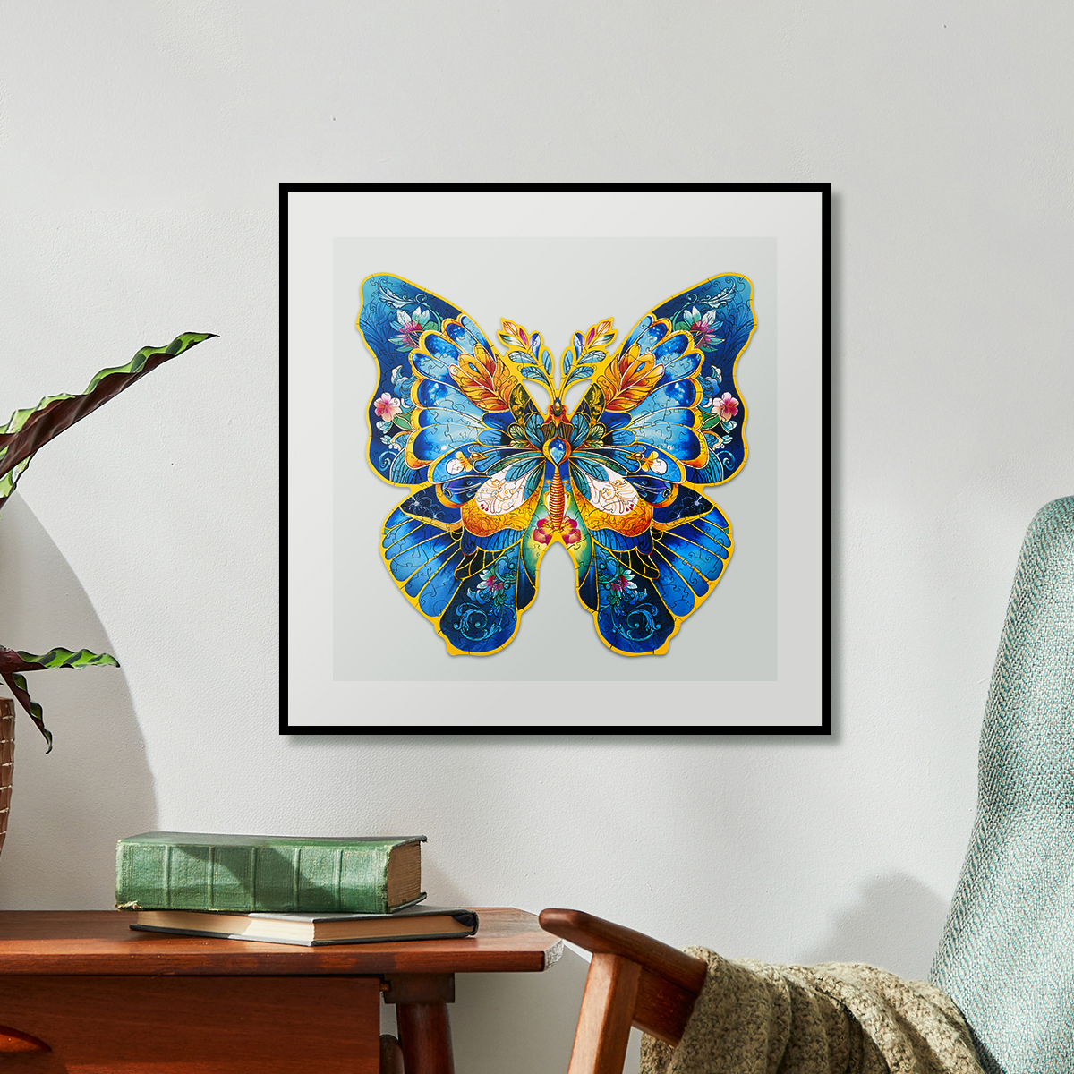 Rowood Morpho Helena Wooden Jigsaw Puzzle