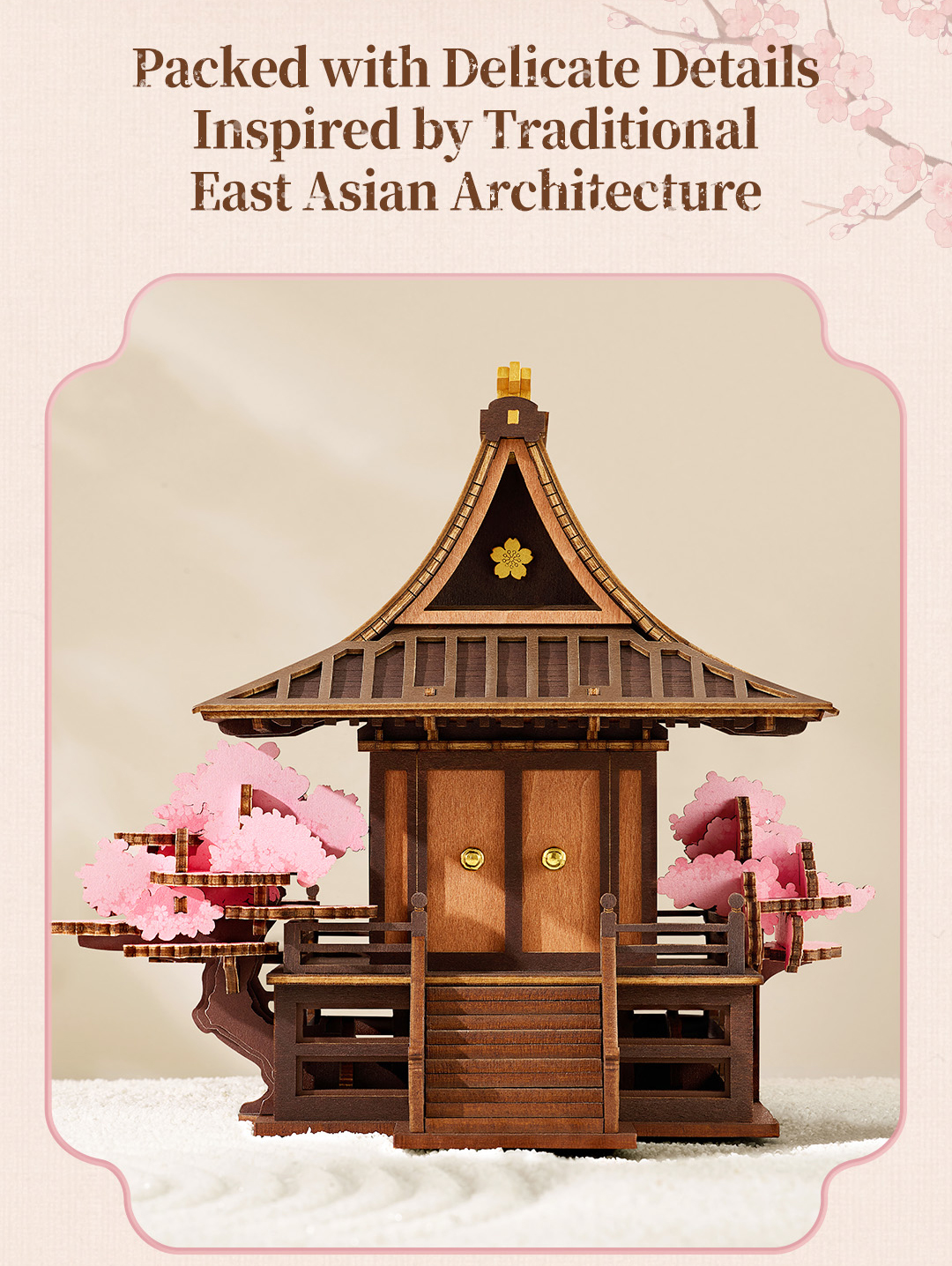 Rowood Sakura Retreat Wooden 3D Puzzle TGA09 – ROKR