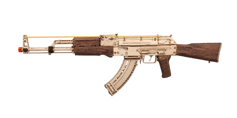 ROKR AK-47 Assault Rifle Gun Toy 3D Wooden Puzzle LQ901