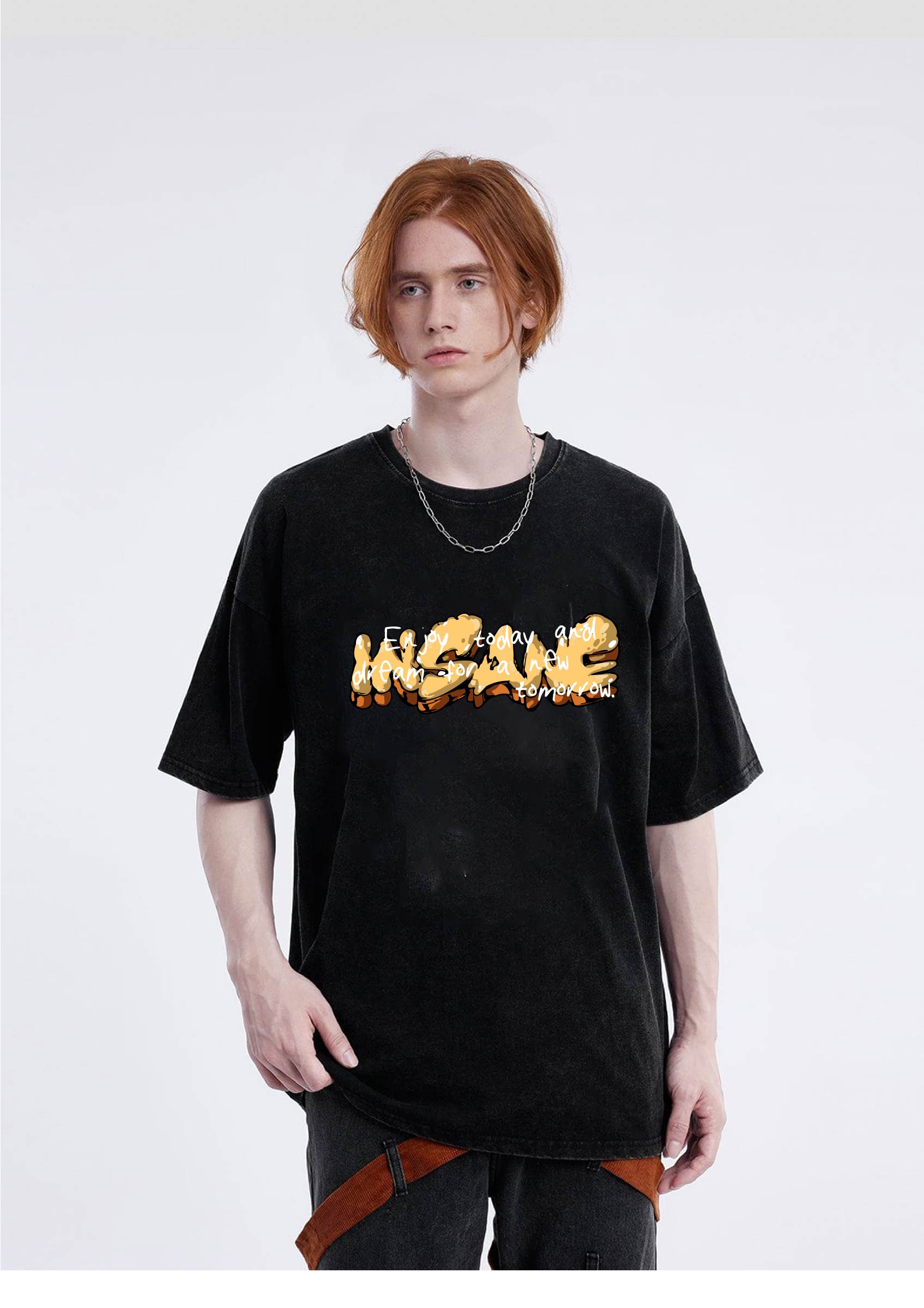 Women's letter printed T-shirt