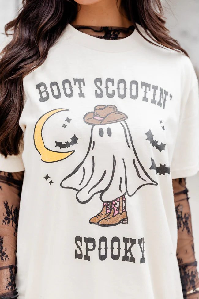 Boot Scootin Spooky Oversized Graphic Tee