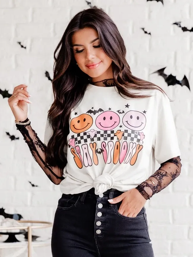 Stay Spooky Oversized Graphic Tee