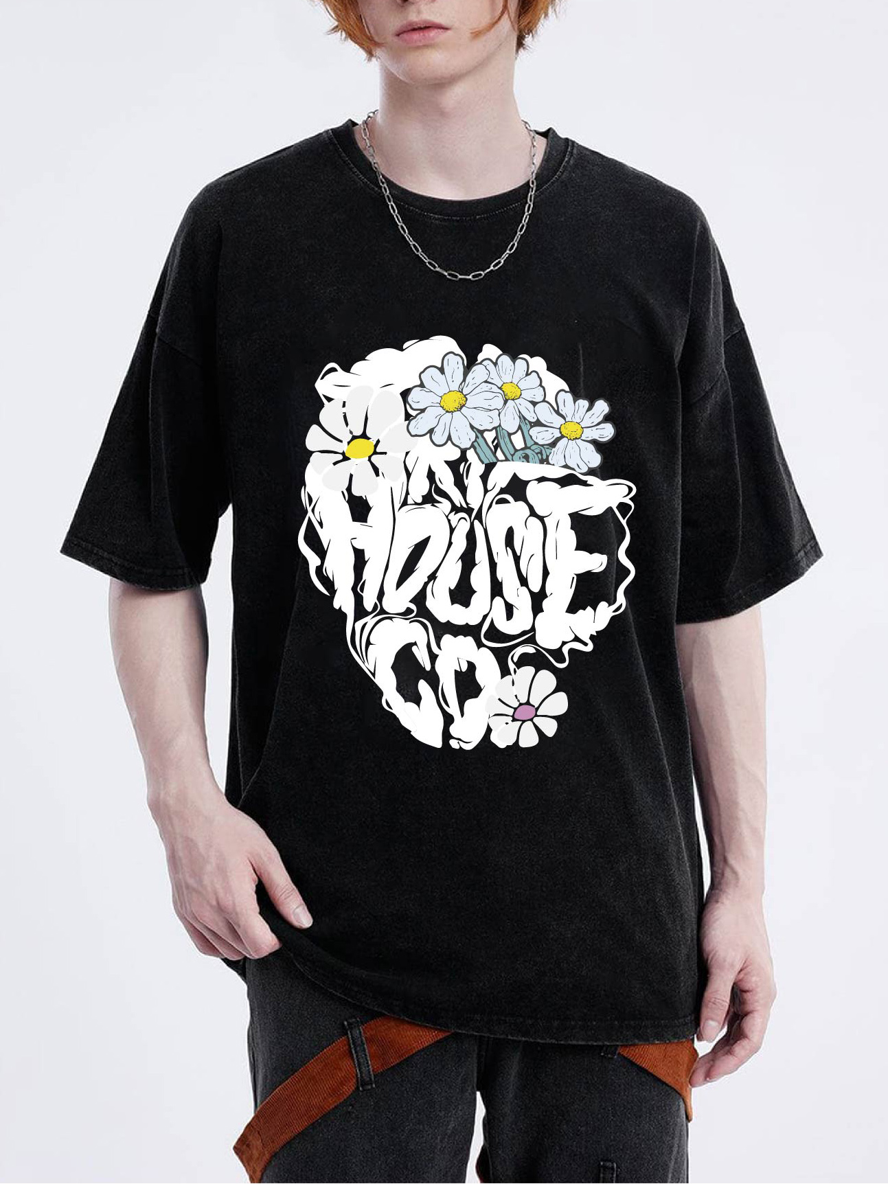 Women's letter printed T-shirt