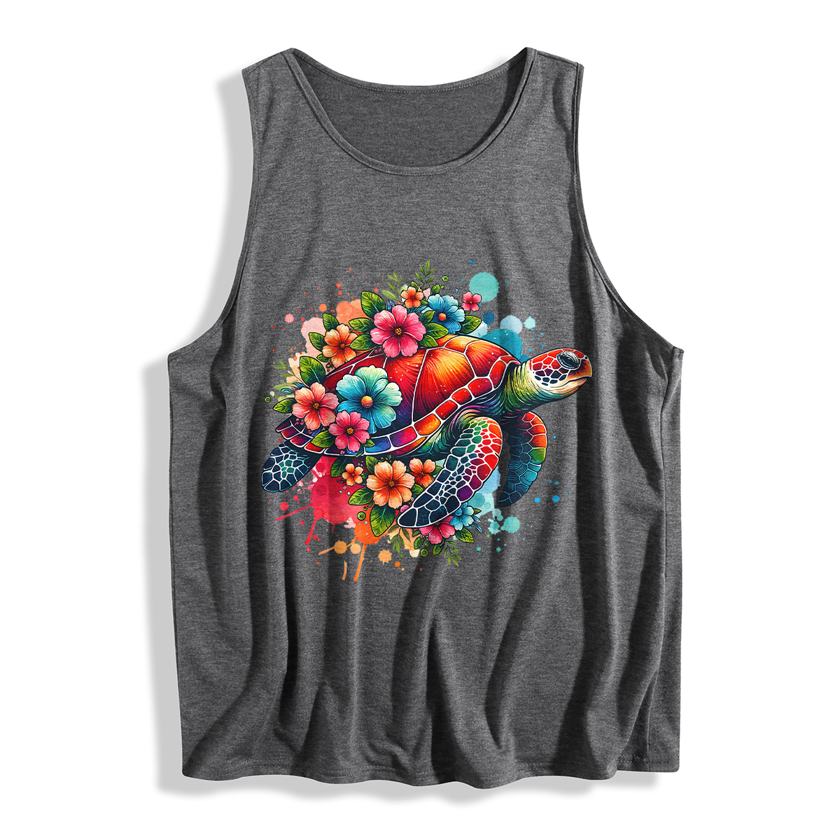 Women's Summer Turtle Print Vest