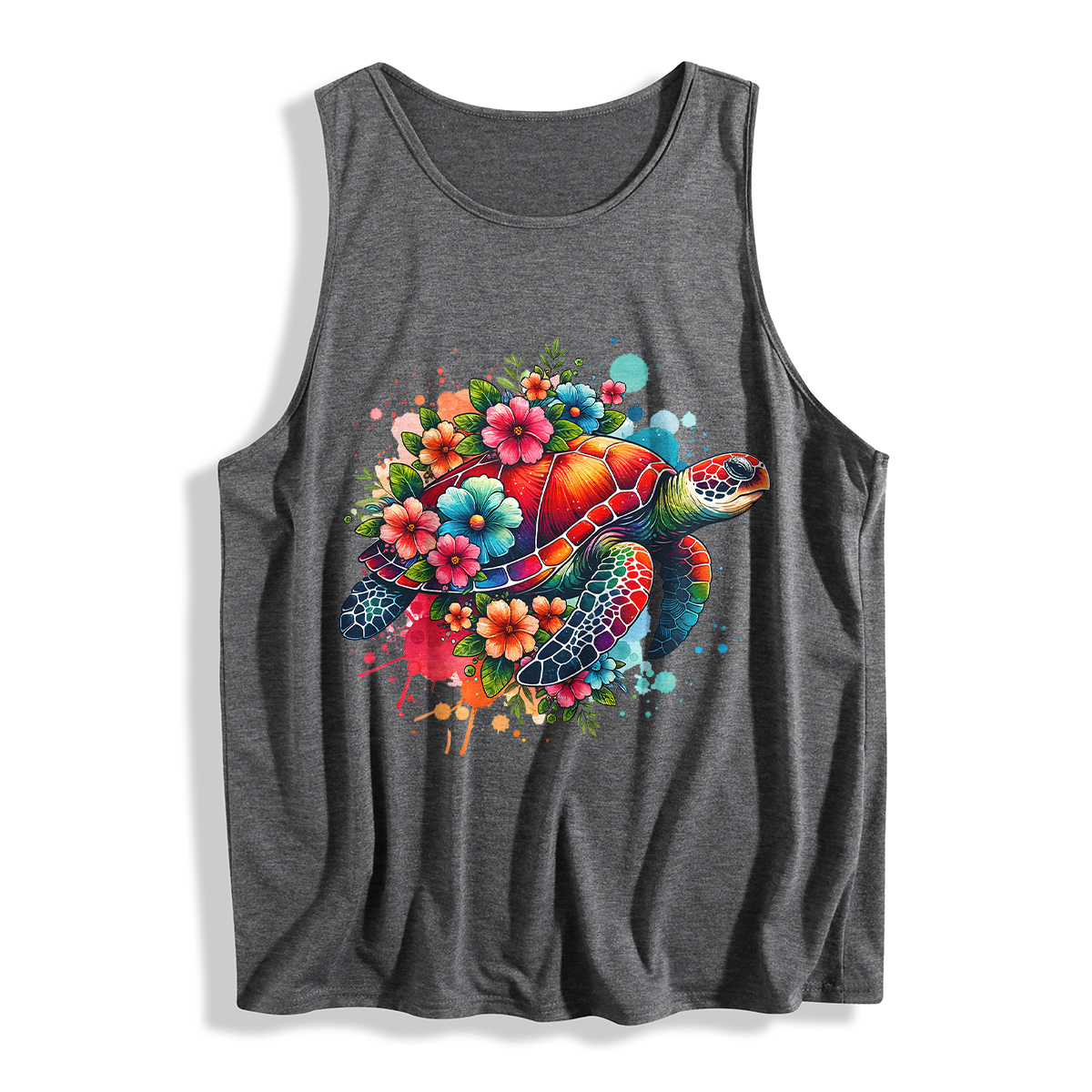 Women's Summer Turtle Print Vest