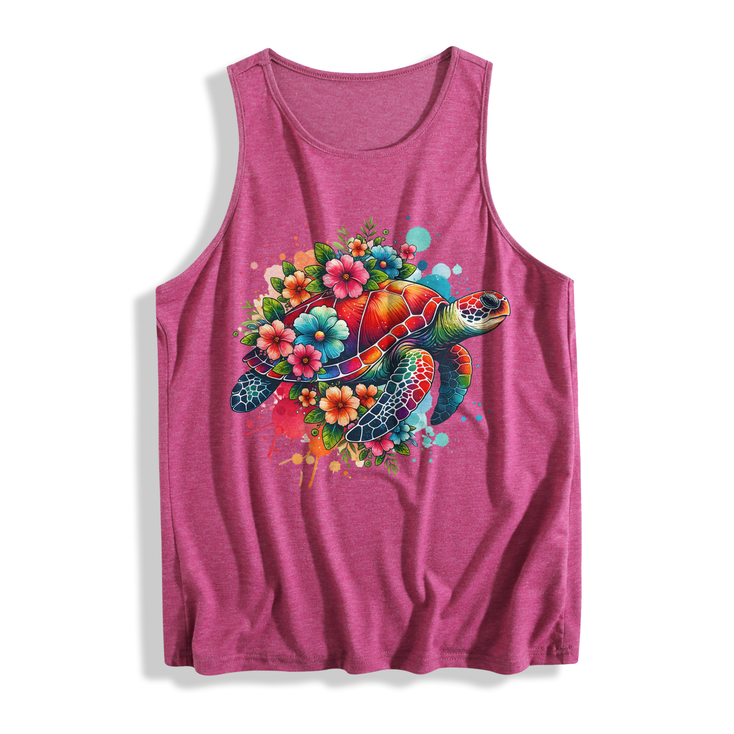 Women's Summer Turtle Print Vest