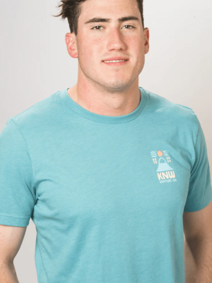 T-Shirt Knw Venture On Round-Neck Short-Sleeved T-Shirt