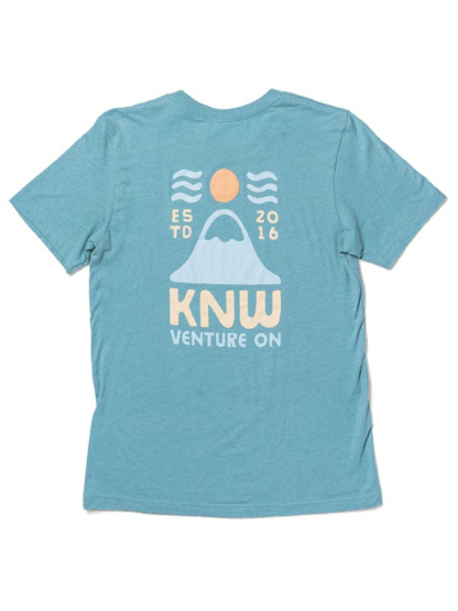 T-Shirt Knw Venture On Round-Neck Short-Sleeved T-Shirt