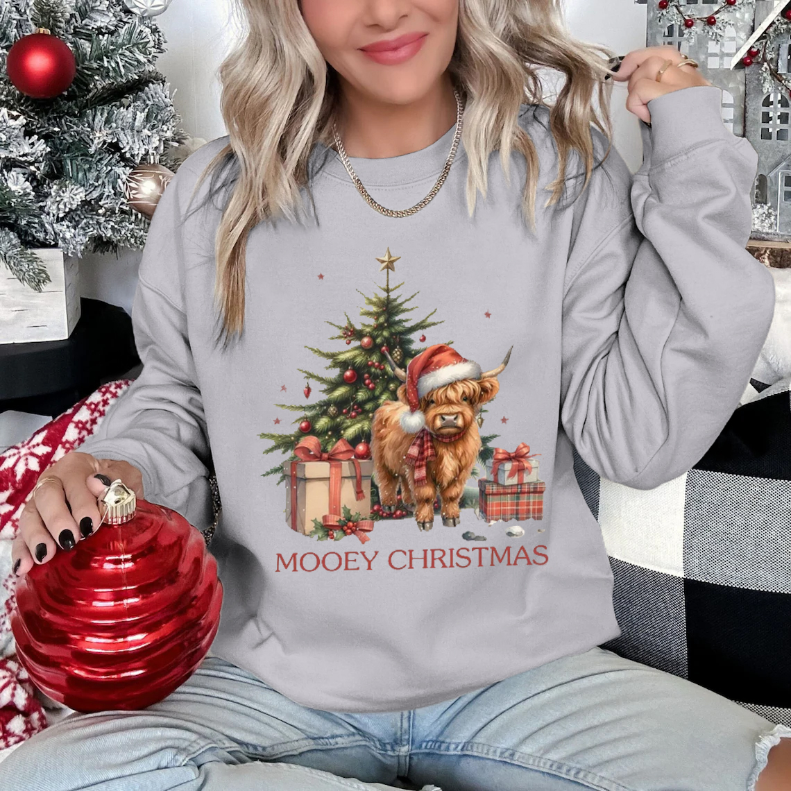 Mooey Christmas Sweatshirt 02