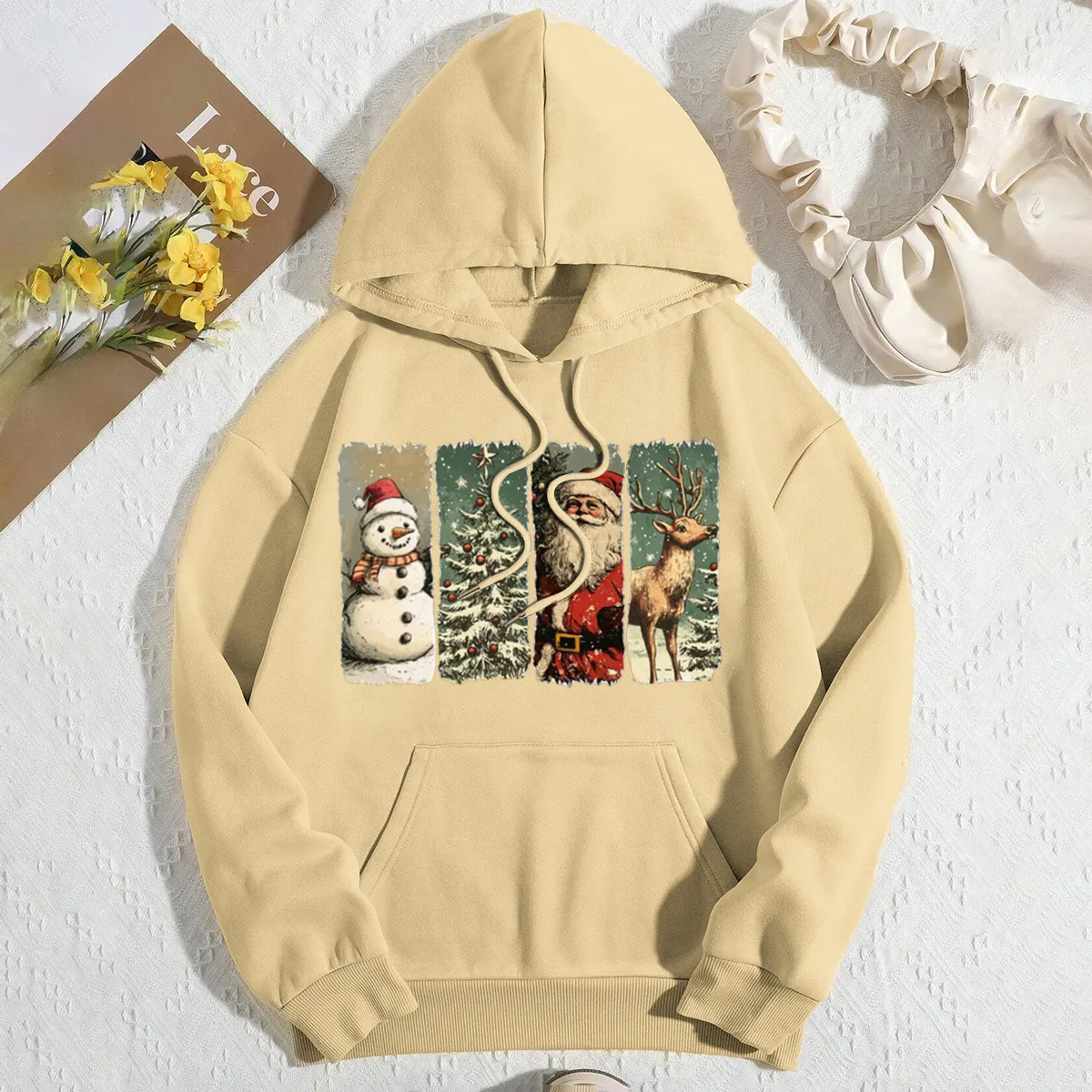 Christmas illustration Women's hoodie
