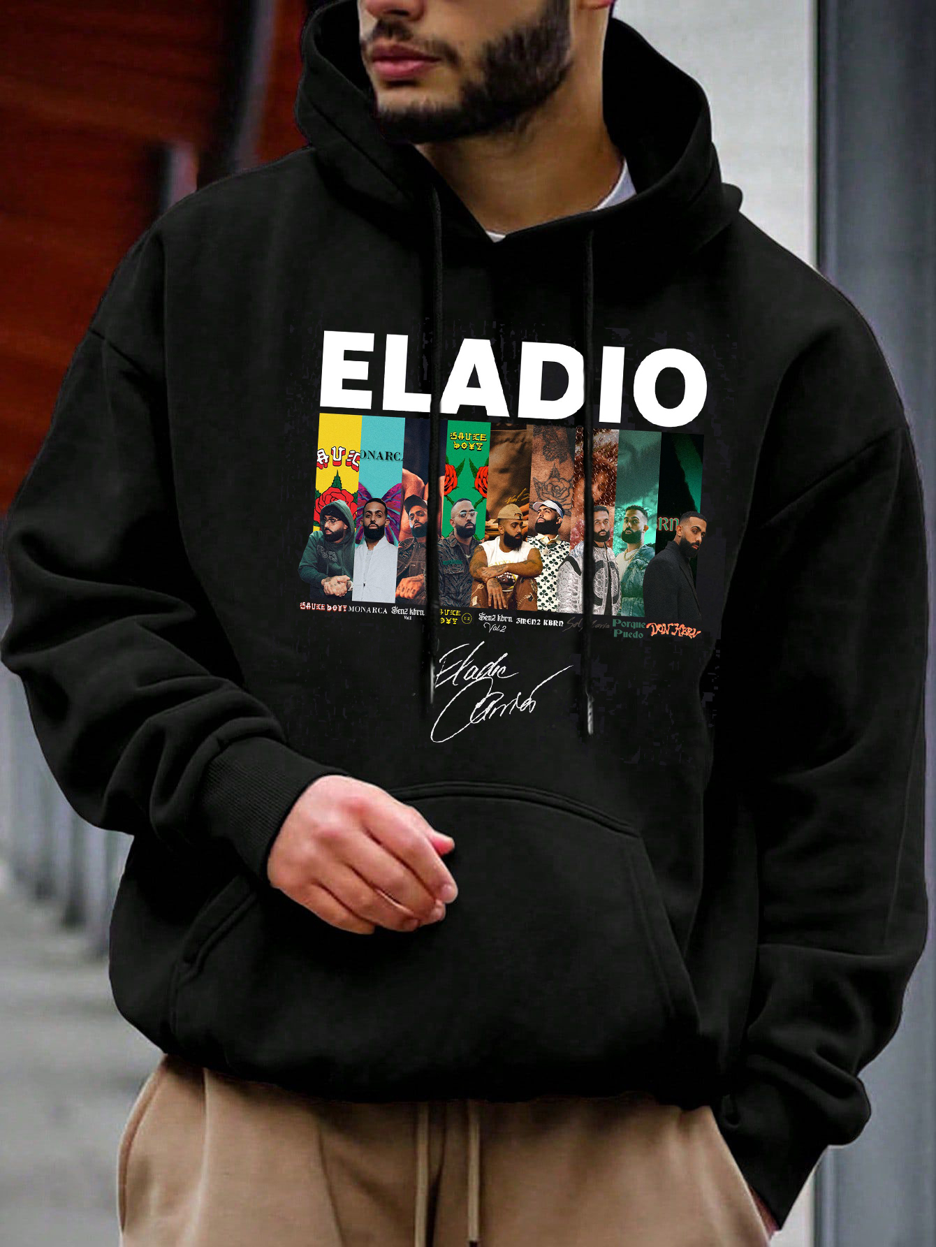 Graphic Album Eladio Unisex Hoodie