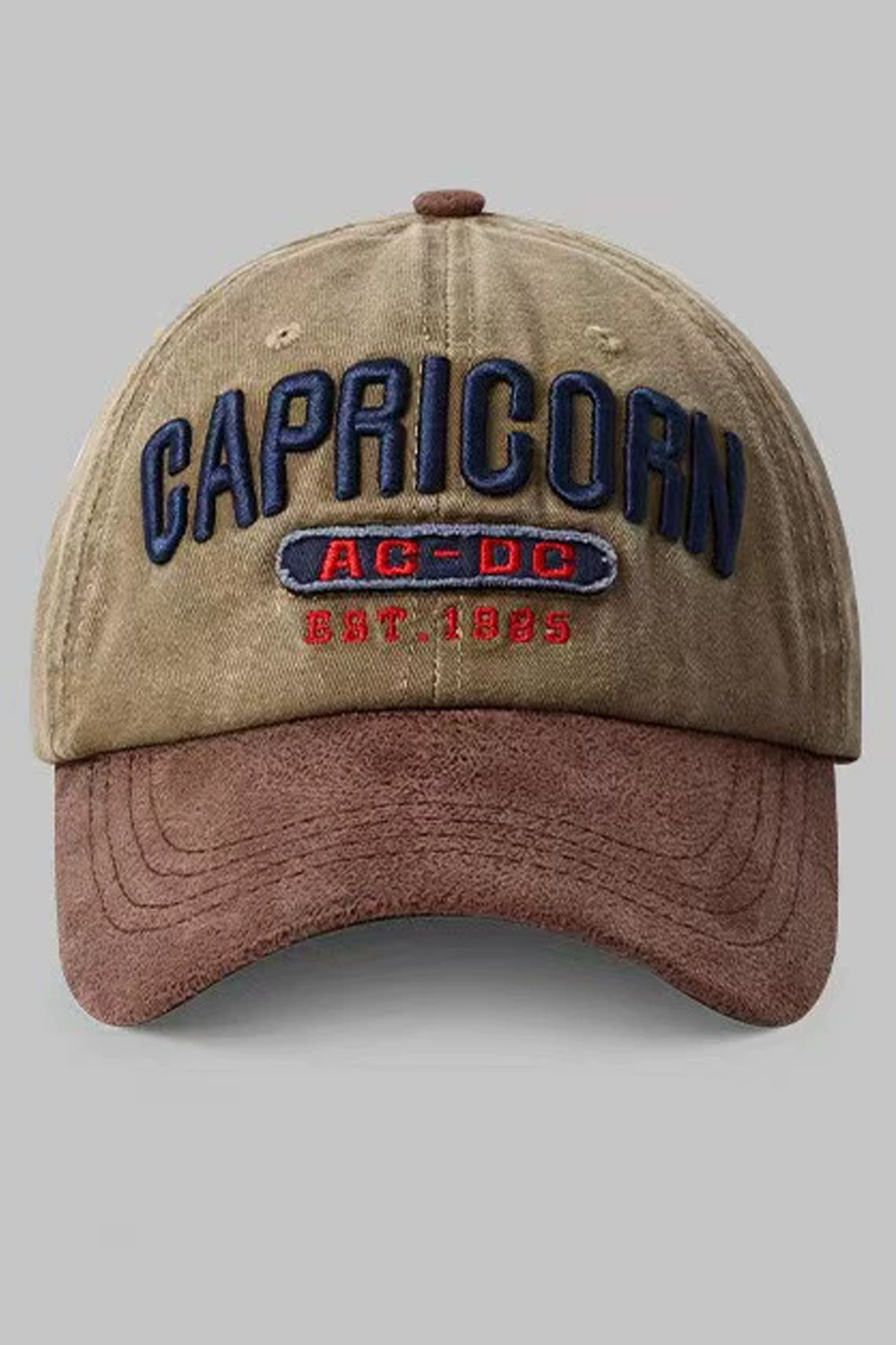 Retro contrast color American street baseball cap - unisex