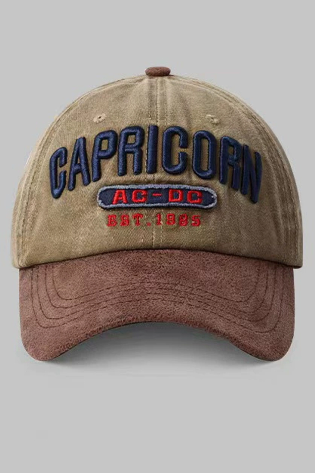 Retro contrast color American street baseball cap - unisex