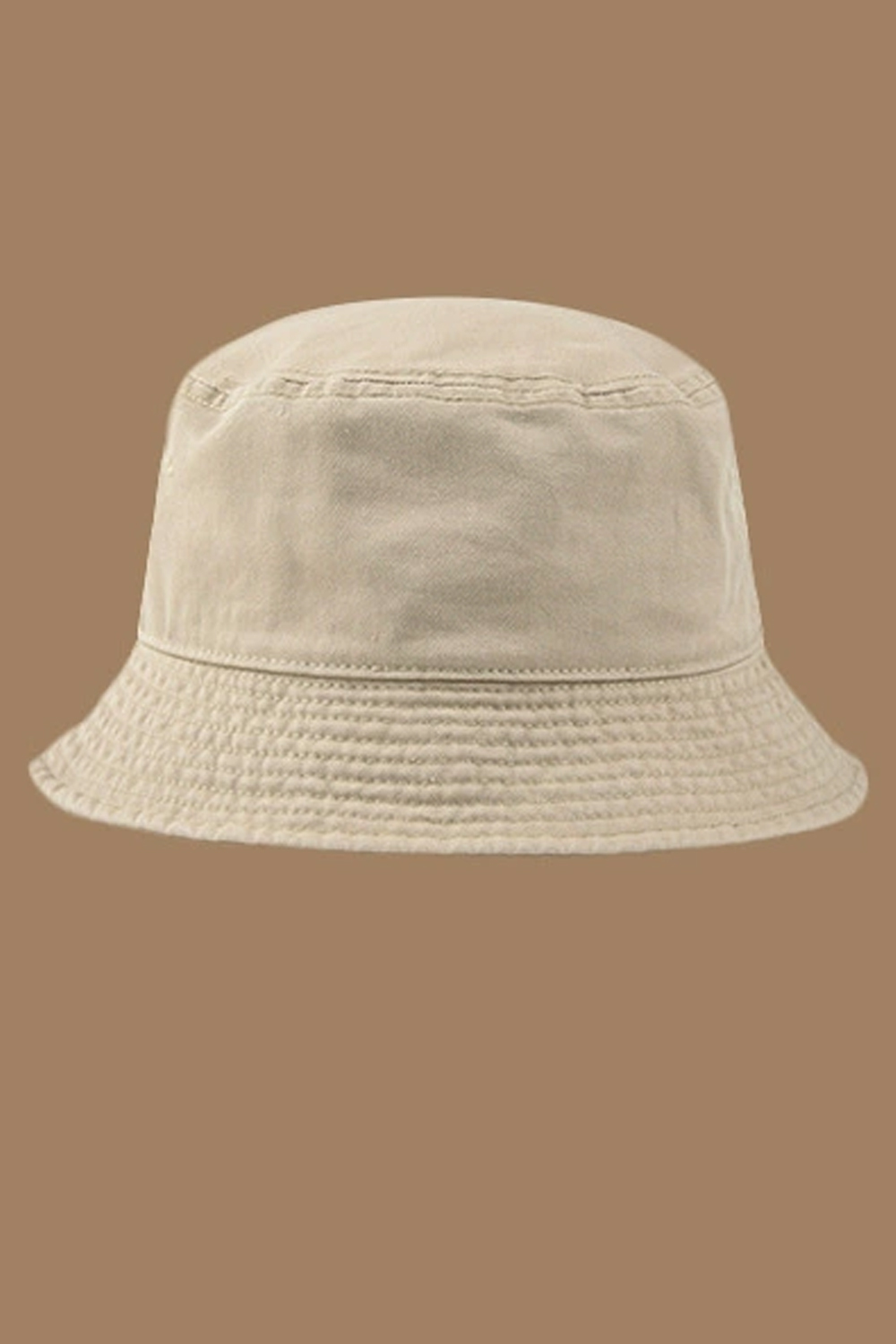 Retro solid color sun protection fisherman hat - unisex