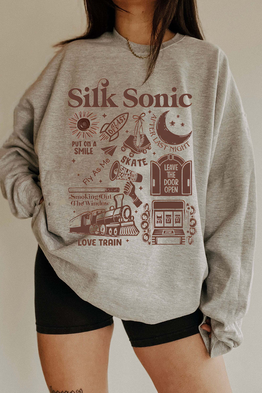 Bruno Mars An Evening with Silk Sonic Album SweatShirt