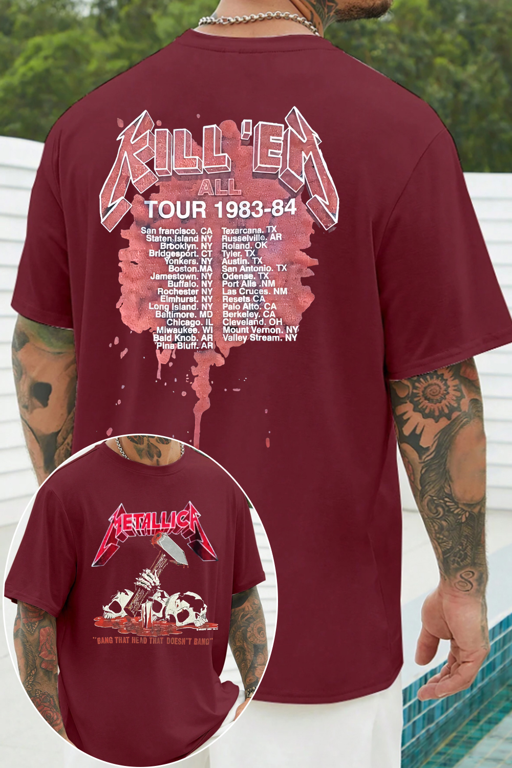 Metallica Kill Em All Heavy Metal Shirt